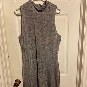 Grey jersey dress